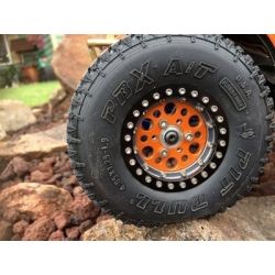 PITBULL PBX A/T HARDCORE 2.2 SCALE RC TIRES (ALIEN KOMPOUND) W/FOAM - 2pcs