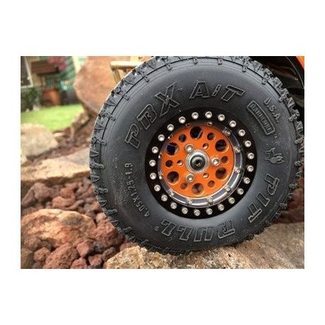 PITBULL PBX A/T HARDCORE 2.2 SCALE RC TIRES (ALIEN KOMPOUND) W/FOAM - 2pcs